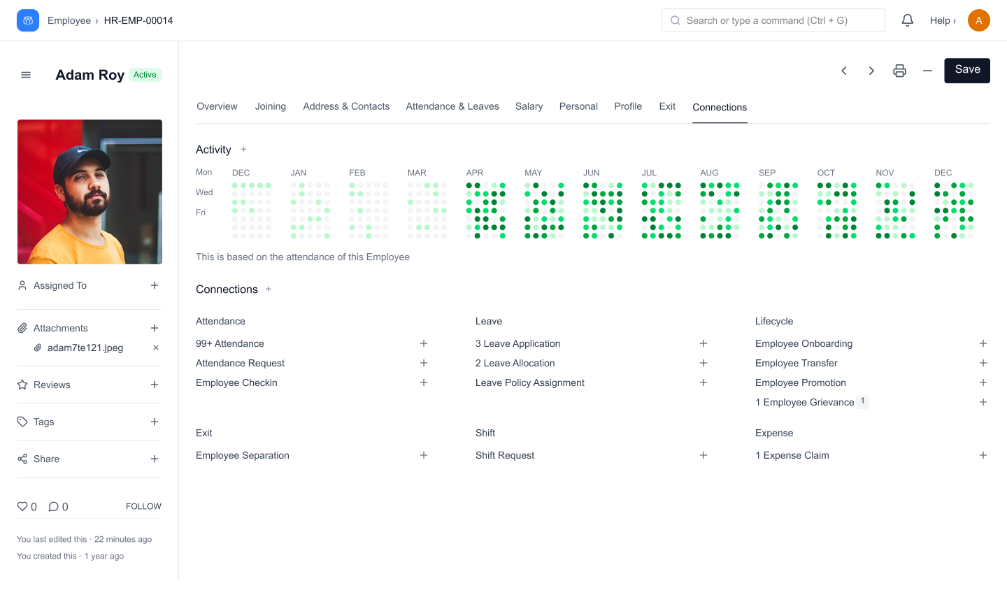 mjara hr dashboard